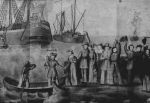 Giessen Emigration Society boarding the Medora at Bremen in July 1834