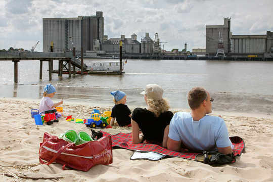 Strandurlaub auf der Weserinsel Harriersand